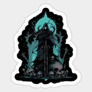 dark lord - fantasy style Sticker